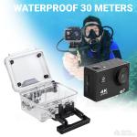 4K Waterproof Action Camera with Wifi and Remote