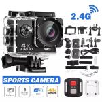 4K Waterproof Action Camera with WiFi & Remote