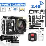 4K Waterproof Action Camera with WiFi Remote