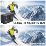 4K Waterproof Action Camera with WiFi & Remote