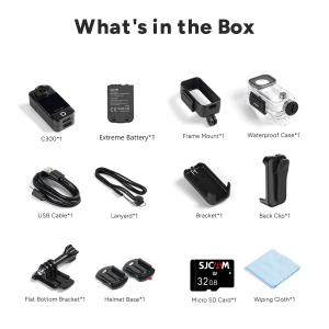 SJCAM C300 4K Pocket Action Camera with Stabilization
