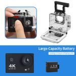 4K Waterproof Action Camera with Wifi Remote