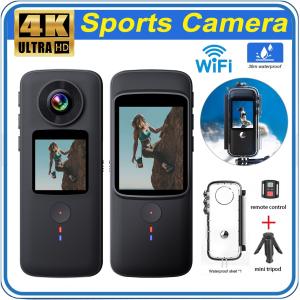 4K Waterproof Action Camera with Dual Screen Kit