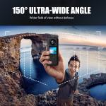 4K Waterproof Action Camera with Dual Screen Kit