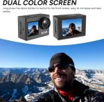 SJCAM 4K WiFi Waterproof Action Camera with Dual Screen