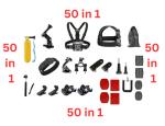 GoPro HERO 8 Black Accessories Kit (50 in 1)