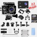 4K Waterproof Action Camera with Wifi Remote