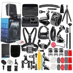 GoPro MAX 360 Waterproof Action Camera + Accessory Kit