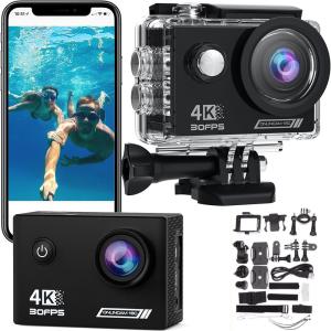 4K Waterproof Action Camera with Wifi Remote