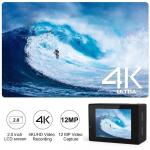 4K Waterproof Action Camera with WiFi Remote