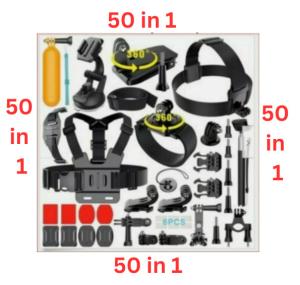 GoPro HERO Action Camera Accessory Kit (50 pcs)
