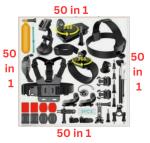 50-in-1 GoPro HERO Action Camera Accessory Kit