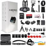 GoPro Hero Black 4K Waterproof Action Camera Bundle