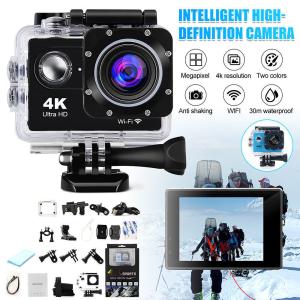 4K Waterproof Action Camera with Wifi Remote