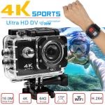 4K Waterproof Action Camera with Wifi Remote