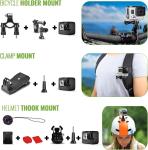 GoPro Hero Black 4K Waterproof Action Camera Bundle