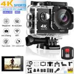 4K Waterproof Action Camera with Wifi Remote