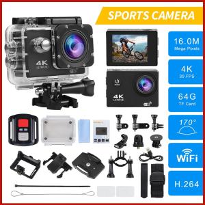 4K Waterproof Action Camera with WiFi Remote