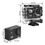 4K Waterproof Action Camera with WiFi Remote