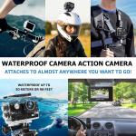 4K Waterproof Action Camera with WiFi Remote