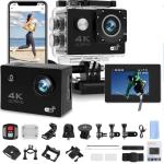 4K Waterproof Action Camera with WiFi Remote