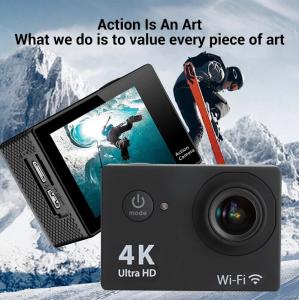 4K Waterproof Action Camera with WiFi Remote