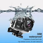 4K Waterproof Action Camera with WiFi Remote