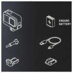 GoPro HERO12 Black 27MP Waterproof 5.3K Camera Bundle