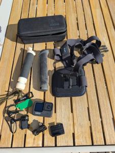 GoPro Hero 9 Black Bundle, Camera, Battery, Handler, Chesty