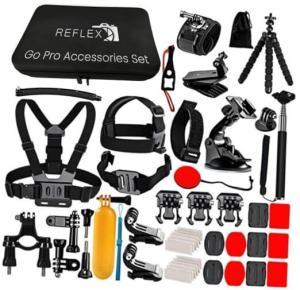  50 in 1 Action Camera Accessories Kit Compatible with GoPro Hero 50-in-1-Kit
