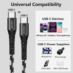 USB-C to USB-A Fast Charge Cable 3-Pack