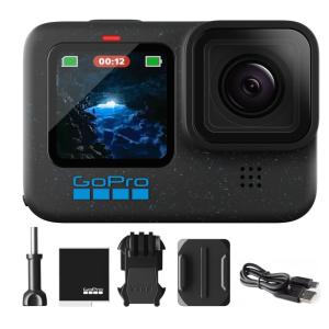 Waterproof GoPro Hero12 Black E-Commerce Kit NEW | 5.3K HDR, Enduro Batt, Mounts