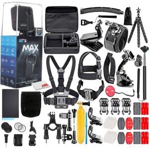 GoPro MAX 360 Waterproof Action Camera Bundle