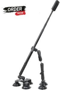 360 Camera Suction Cup Car Mount Kit for Insta360 X4/X3/Ace Pro/Go 3 & Gopro Max