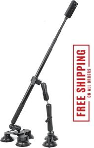 360° Suction Cup Car Mount for Action Cameras