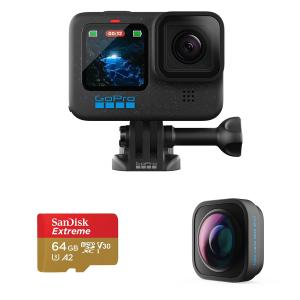 GoPro HERO12 Black Waterproof Action Camera Bundle