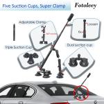 360 Camera Suction Cup Mount for Insta360 and GoPro