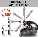 Flexible Adhesive Mount with Go Pro Extension Arm for Insta 360 X4 X3 X2 X RS R,