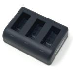 Wasabi Power Triple USB Battery Charger for GoPro MAX, ACDBD-001, ACBAT-001