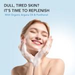 Revitalizing Vegan Facial Foam Cleanser with Argan Oil
