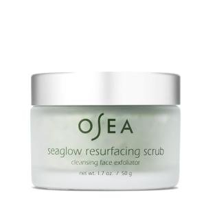 OSEA Seaglow Resurfacing Face Cleanser and Scrub 1.7 oz - 2-in1- For All Skin Types - Facial Exfoliator and Cleanser - Clean Beauty - Vegan Skincare