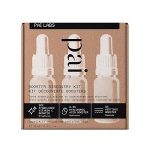 Pai Skincare - Booster Discovery Kit | Stabilised Vitamin C + Hyaluronic Acid + Peptides | Natural, Vegan, Sensitive Skincare (3 Piece Set)