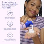 Evereden Kids Daily 1-2-3 Routine Bundle: Clean & Vegan Skincare for Kids – Hydrating & Gentle Tween Skincare Set with Multi-Vitamin Face Wash, Face Cream, & SPF 30 Mineral Sunscreen
