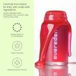 Evereden Happy Kids Skin & Lips Routine - Multi-Vitamin Face Wash & Face Cream Melon & Tinted Lip Oil Sakura Pink Set - Clean & Vegan Skin Care for Kids 3+ - Moisturizing, Nourishing, & Protective