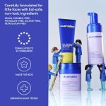 Evereden Kids Daily 1-2-3 Routine Bundle: Clean & Vegan Skincare for Kids – Hydrating & Gentle Tween Skincare Set with Multi-Vitamin Face Wash, Face Cream, & SPF 30 Mineral Sunscreen