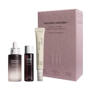 haruharu wonder Vegan Well-Aging Collection, Korean Skincare Set, Holiday Gift Set, Suitable for All Skin Types