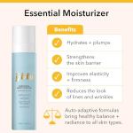 Six Gldn Essential Moisturizer Daily Face Cream with Hyaluronic Acid, Anti-Aging, Hydrating, Antioxidant, Light, Vegan, K-Beauty Korean Skincare for All Skin Types, 50 ml