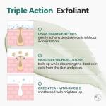 MOTHER MADE LHA Green Tea Exfoliating Aqua Peel Gel, Pore Care, Gentle Facial Exfoliator, Dead Skin Remover, Natural Cellulose for Peeling, Vegan, Korean Skincare, 2 Pack (100ml / 3.38 fl.oz)