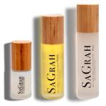 SaGrah Beauty Facial Skincare Set, Brightening, Firming, Hydrating, Natural, Vegan, Cruelty-Free 3 pc Skincare Set, Anti-Aging Milk Oil Cleanser, Hydrating Mist, Anti-Aging Serum