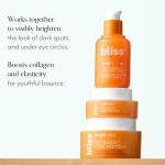 Bliss Vitamin C + Tri-Peptide Glow Getter Bright Idea 3-Piece Kit – Includes Brightening Moisturizer, Eye Cream & Serum for Radiant, Firm, Hydrated Skin – Vegan & Cruelty-Free Skincare Set